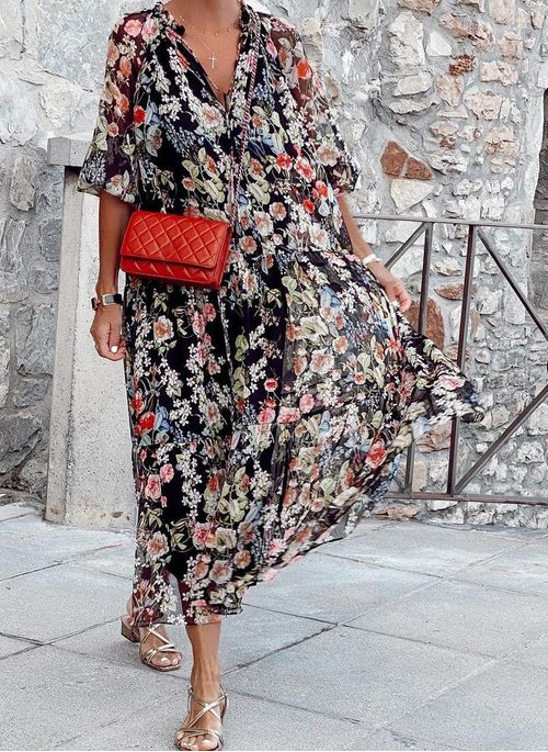 Elena Floral Casual Dress