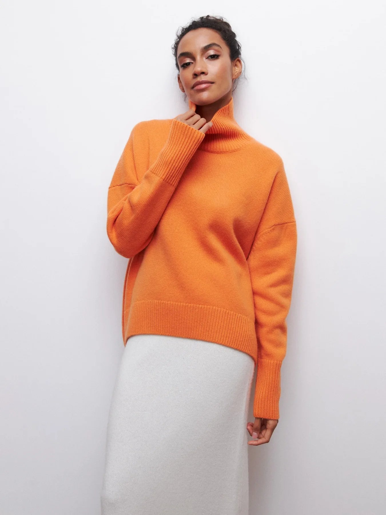 Mia Women's Cozy Turtleneck Sweater