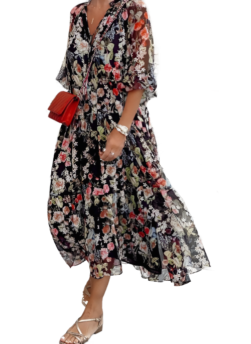 Elena Floral Casual Dress