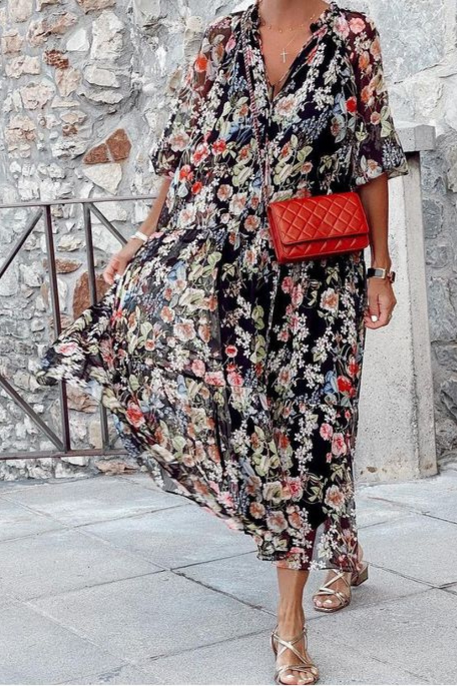 Elena Floral Casual Dress