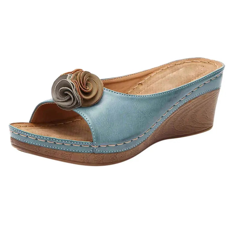 Sophia Wedge Sandals