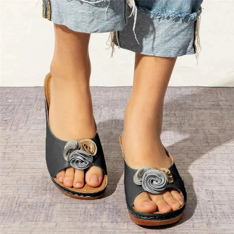 Sophia Wedge Sandals