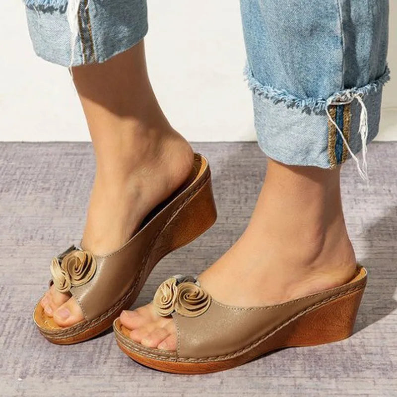 Sophia Wedge Sandals