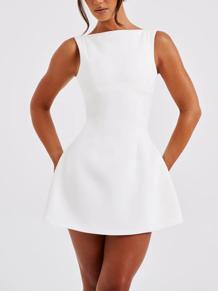 Sophia Elegant Mini Dress