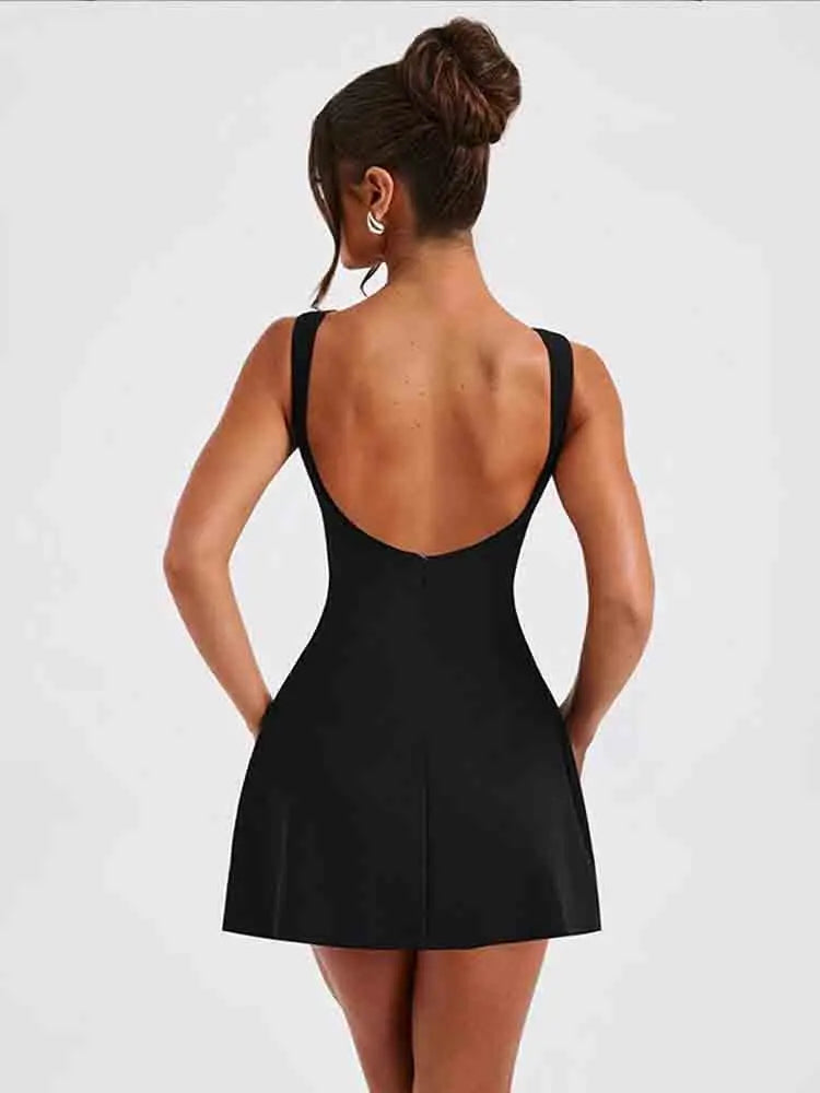 Sophia Elegant Mini Dress