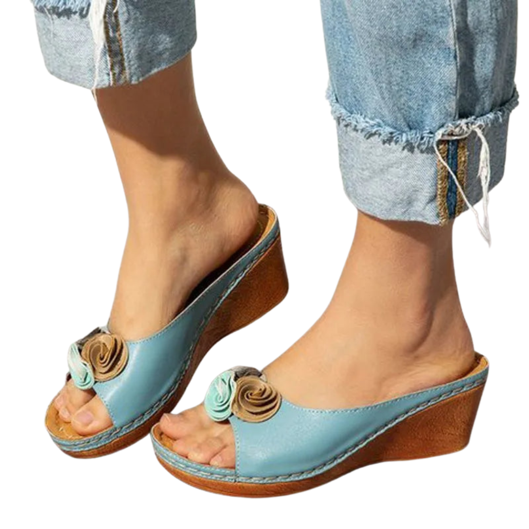 Sophia Wedge Sandals