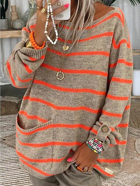 Sophia Women's Striped Sweater