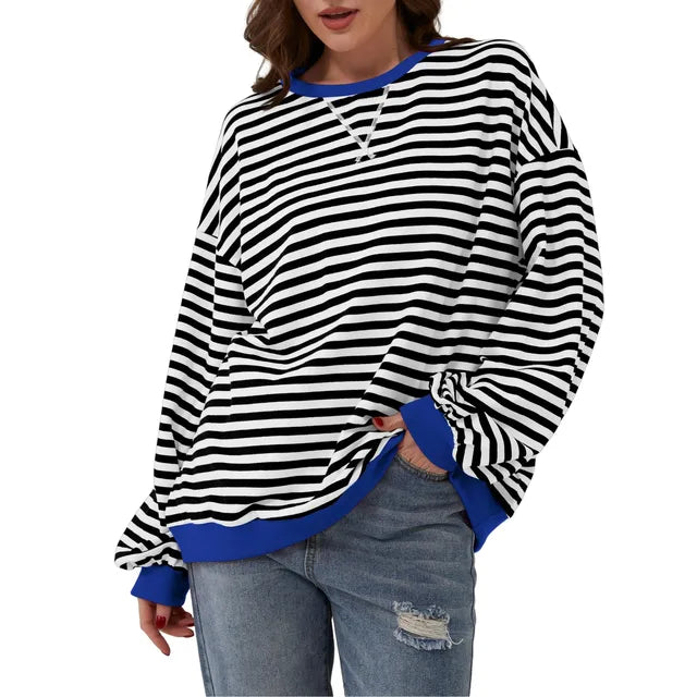 Mia Women's Striped Sweater