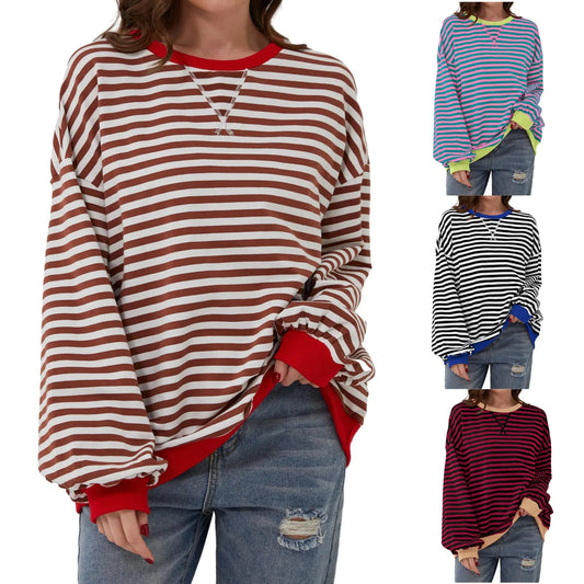 Mia Women's Striped Sweater